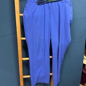 Royal blue wide leg lane Bryant dress pant sz 22